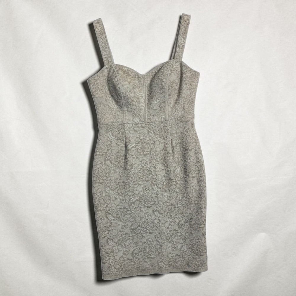 Adrianna Papell Lace Sheath Dress Sweetheart‎ Neckline Cocktail Size 6 Formal